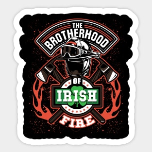 Irish Fire Brotherhood of St Patrick Sticker
